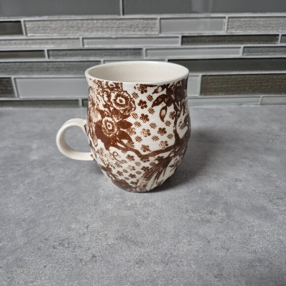 Anthropologie Homegrown Monogram Initial "r" Tea Coffee Cup Mug - Picture 3 of 6